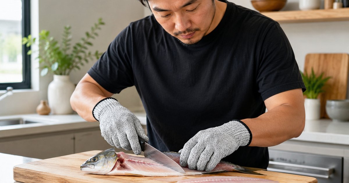 魚さばき用防刃手袋